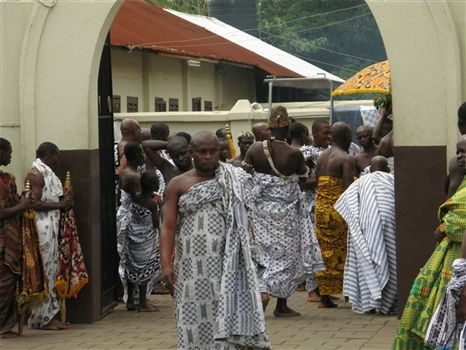 Celebrating Adae (Akwasidae) Festival<br>Akwasidae celebration