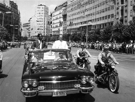 Interesting facts about Kwame Nkrumah<br>Arrival of the President of Ghana at the Conference in Belgrade 1961