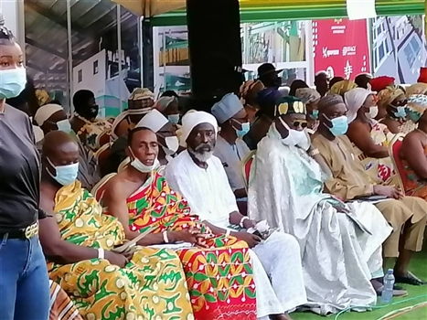 Rehabilitation of Tema Central Sewerage System<br>Dignitaries for Sod Cutting Ceremony