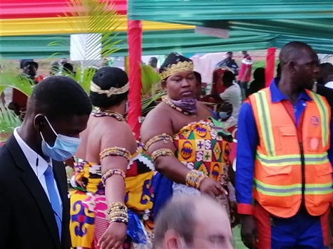 Rehabilitation of Tema Central Sewerage System<br>Dignitaries for Sod Cutting Ceremony