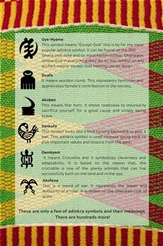The history of Kente and Adinkra symbols<br>Adinkra symbols meanings kente