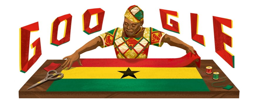 Who was the woman behind Ghana's Flag?<br>Theodosia Okoh