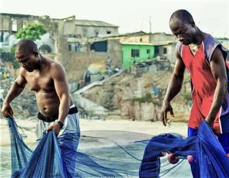 Accra<br>Fisherman in Accra