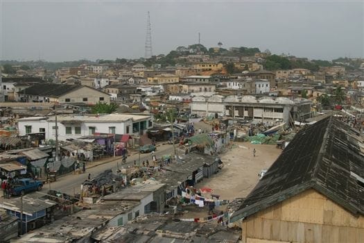 Cape Coast Castle Museum<br>Cape Coast - The city around the castle