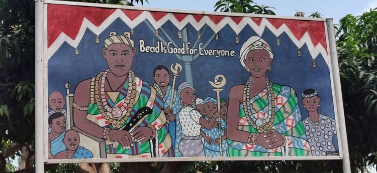 Cedi Bead Factory<br>Factory sign