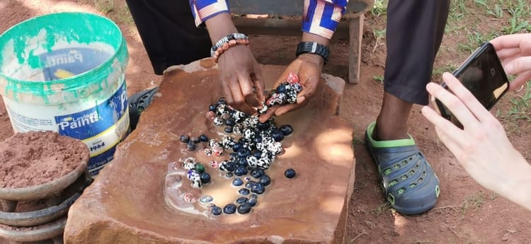 Cedi Bead Factory<br>Washing the beads