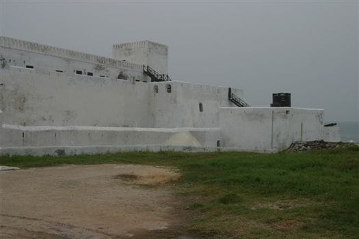 Elmina Castle or St. George Castle<br>Elmina Castle fortress walls