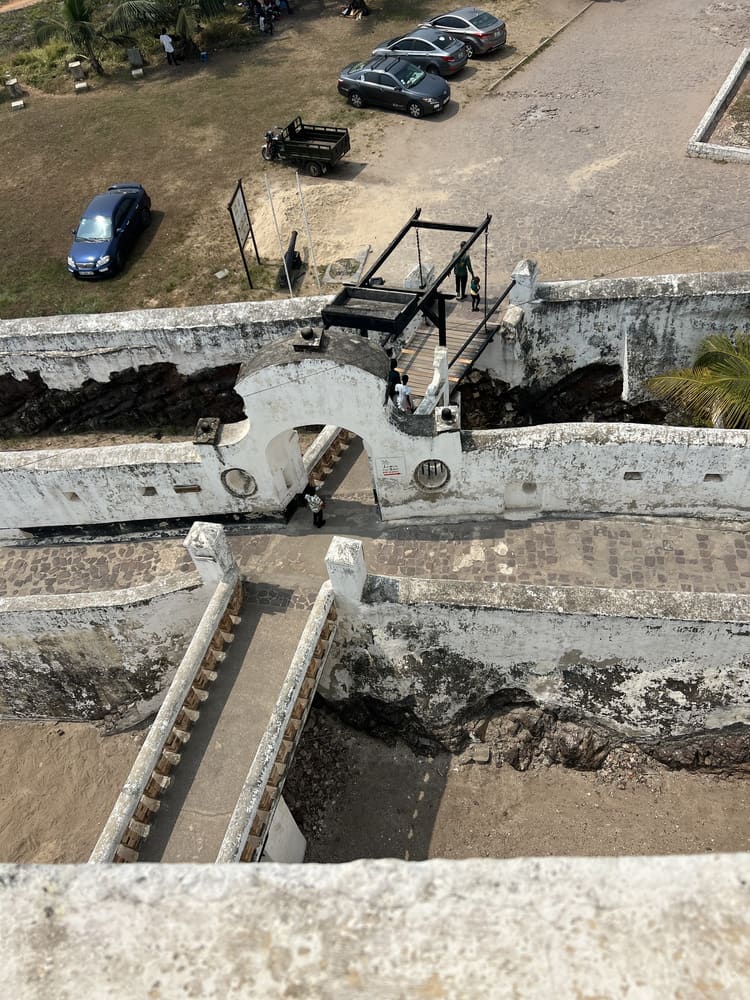 Elmina Castle or St. George Castle<br>Entrance bridge