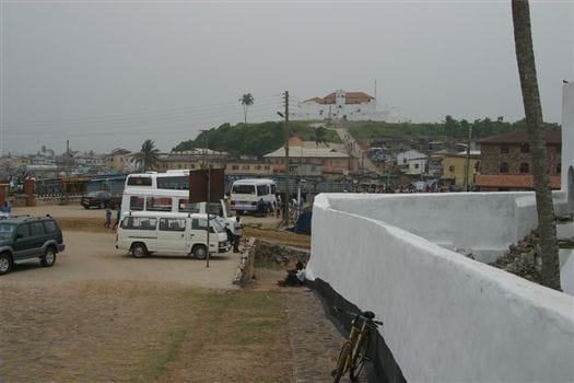 Elmina Castle or St. George Castle<br>Fort St. Jago from Elmina Castle
