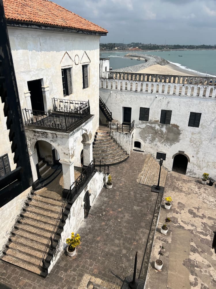 Elmina Castle or St. George Castle<br>The main entrance