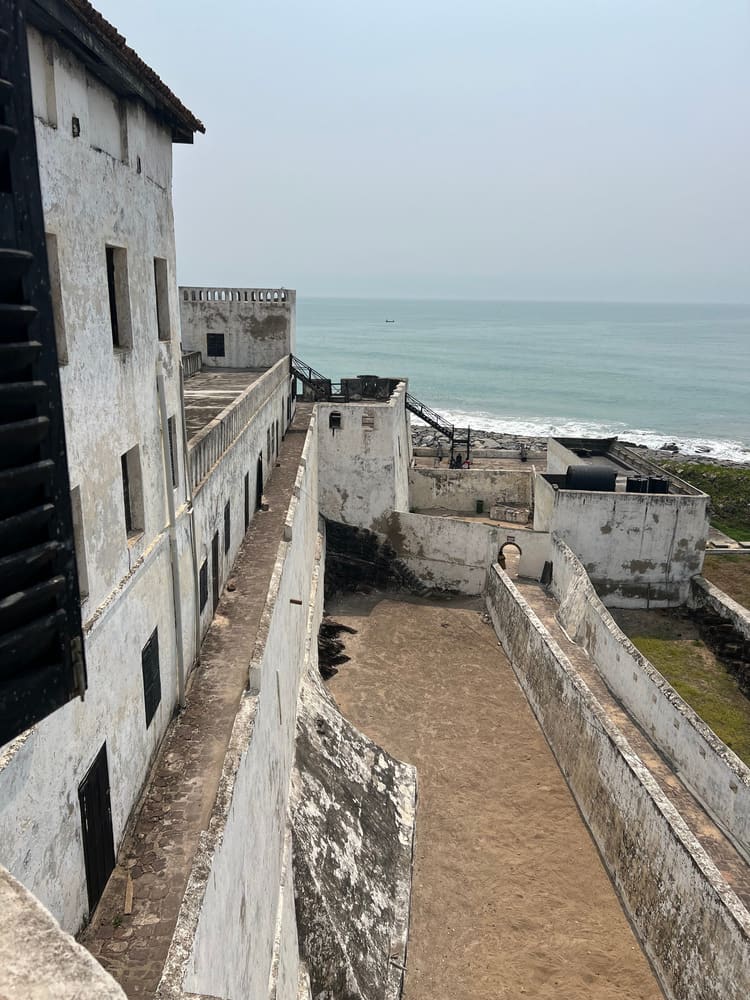 Elmina Castle or St. George Castle<br>The outer wall