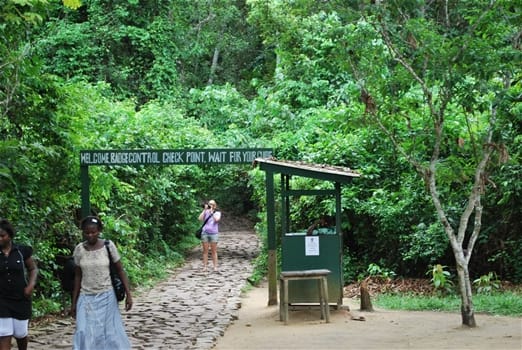 Kakum National Park<br>Entrance to the National Park