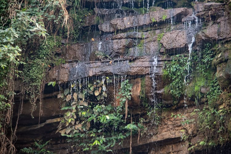 Kintampo Waterfalls<br>Dripping water