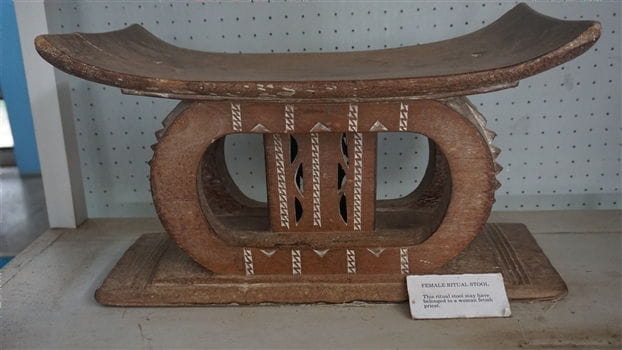 Volta Regional Museum<br>Female Ritual Stool