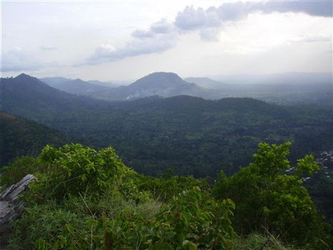 Best hiking places in Ghana<br>View from atop Mount Afadzato