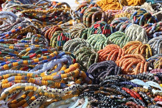 Things you can find only in Ghana<br>Glass beads