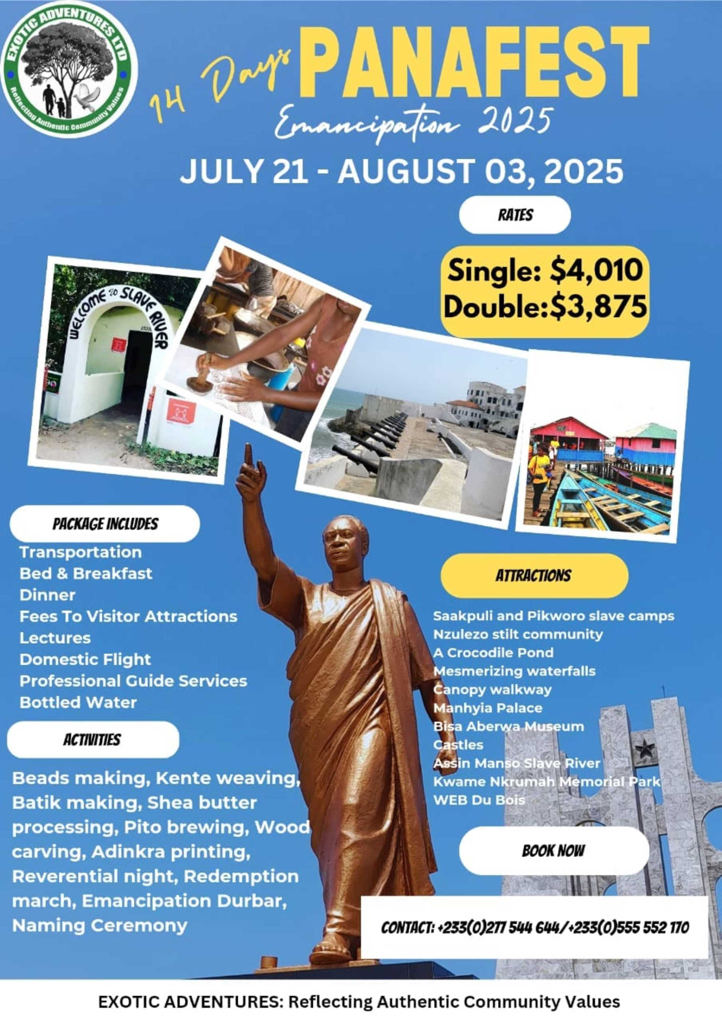 14 days PANAFEST Emancipation 2025