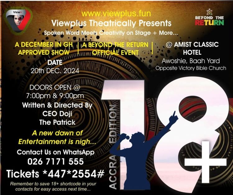 18+ (Spoken Word Meets, Comedy On One Stage, Plus More)