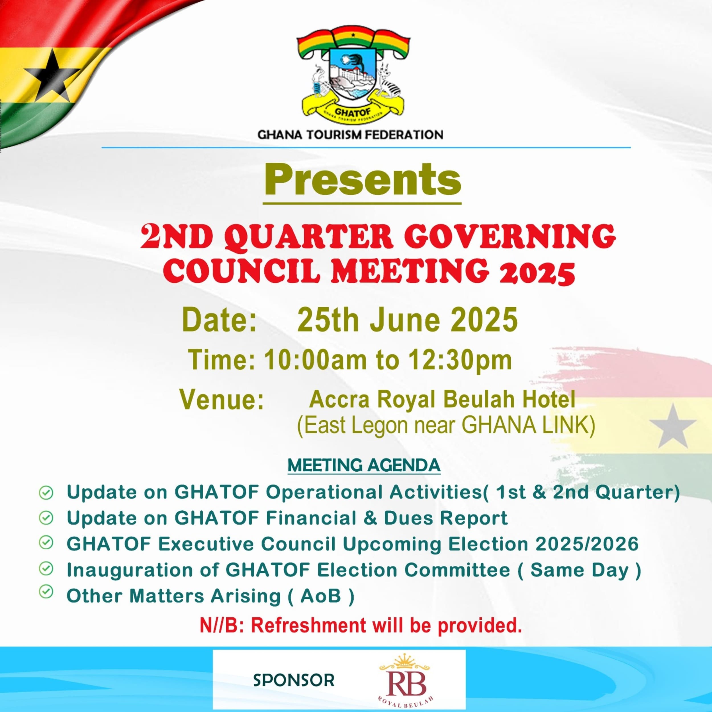 2nd Quarter Governing Council Meeting 2025