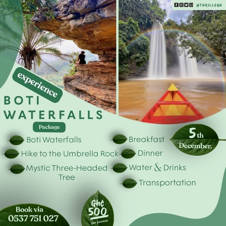 Boti Waterfalls Trip on Farmer's Day Holiday