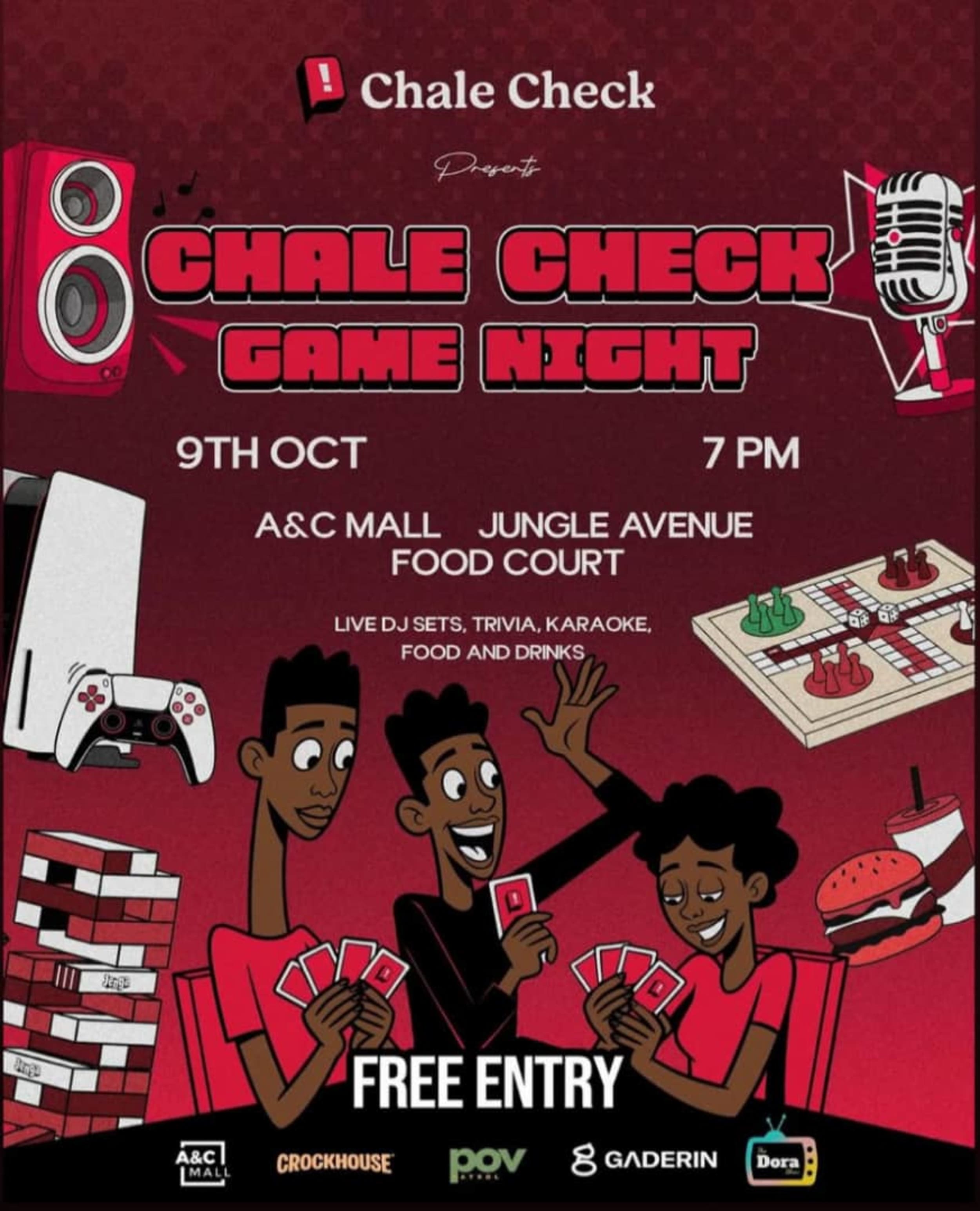 Chale Check Game Night
