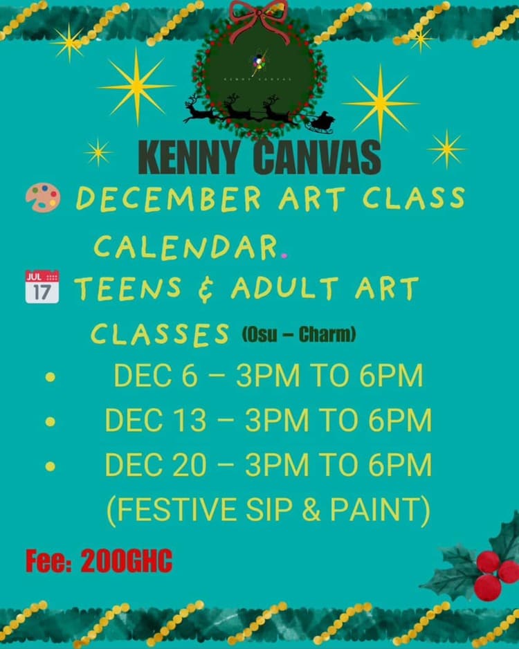 Festive Sip & Paint For Teens & Adults Festive Sip & Paint For Teens & Adults