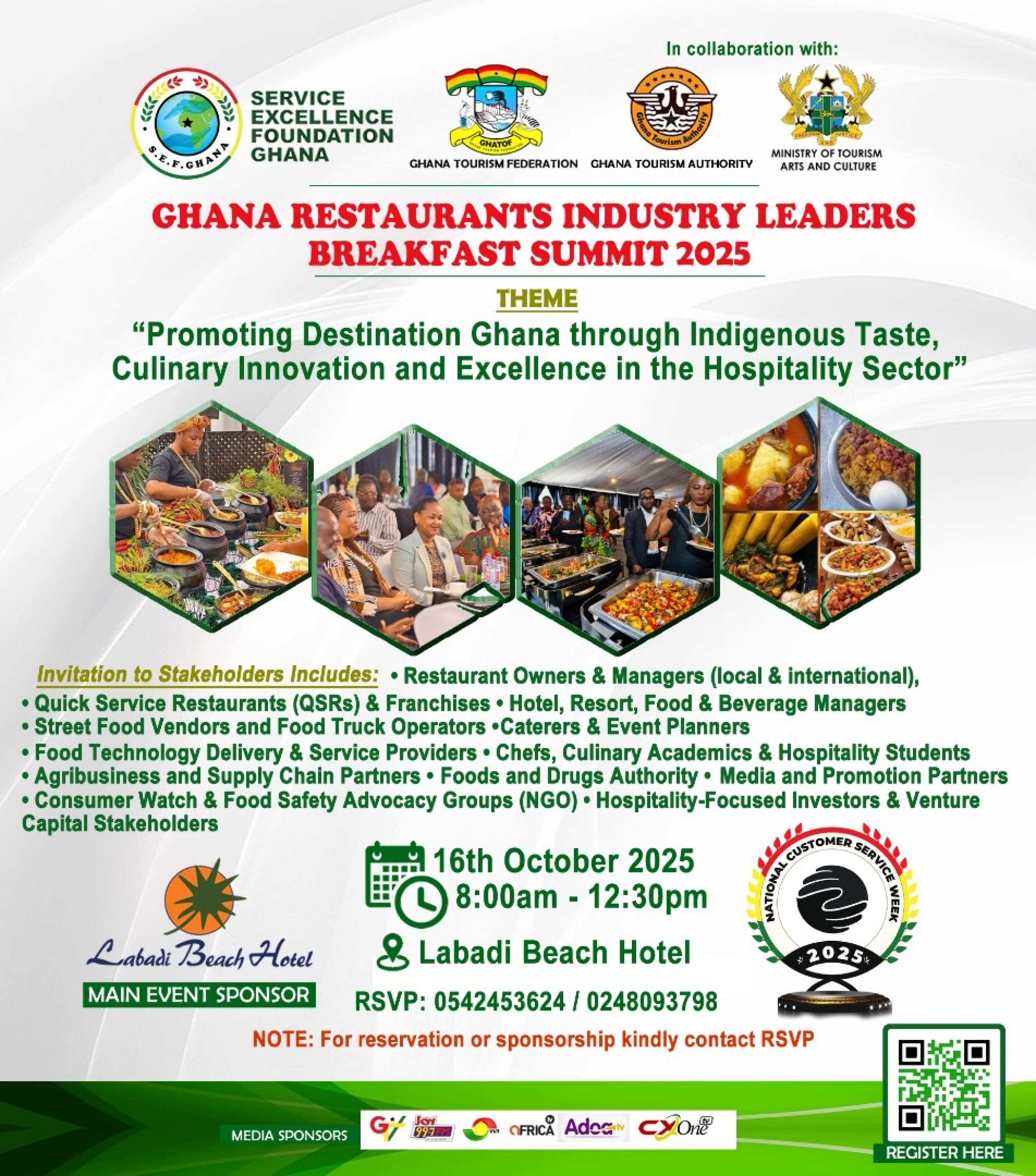 Ghana Restaurants Industry Leaders Breakfast Summit 2025