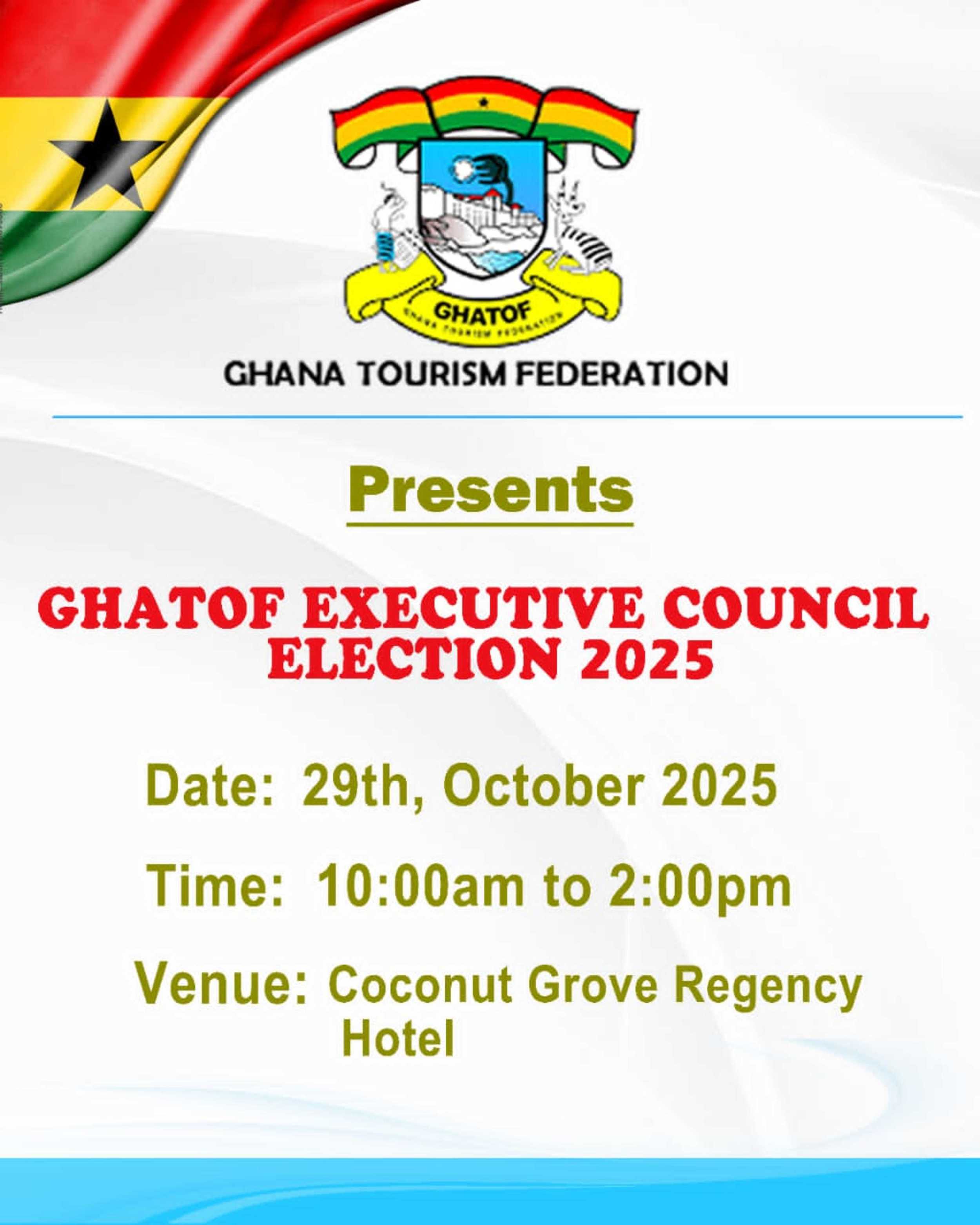 GHATOF Executive Council Election 2025 GHATOF Executive Council Election 2025