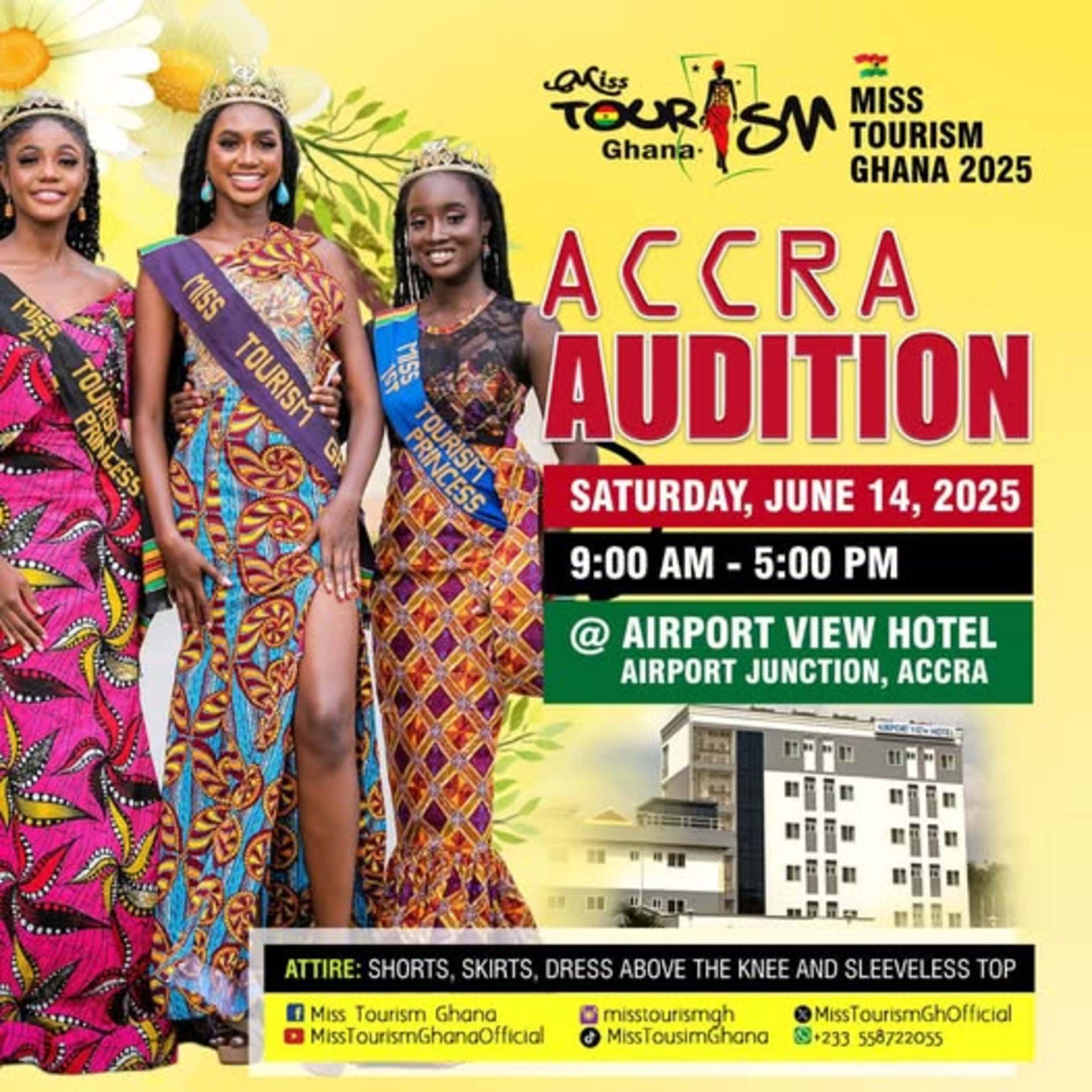 Miss Tourism Ghana 2025 - Accra Audition
