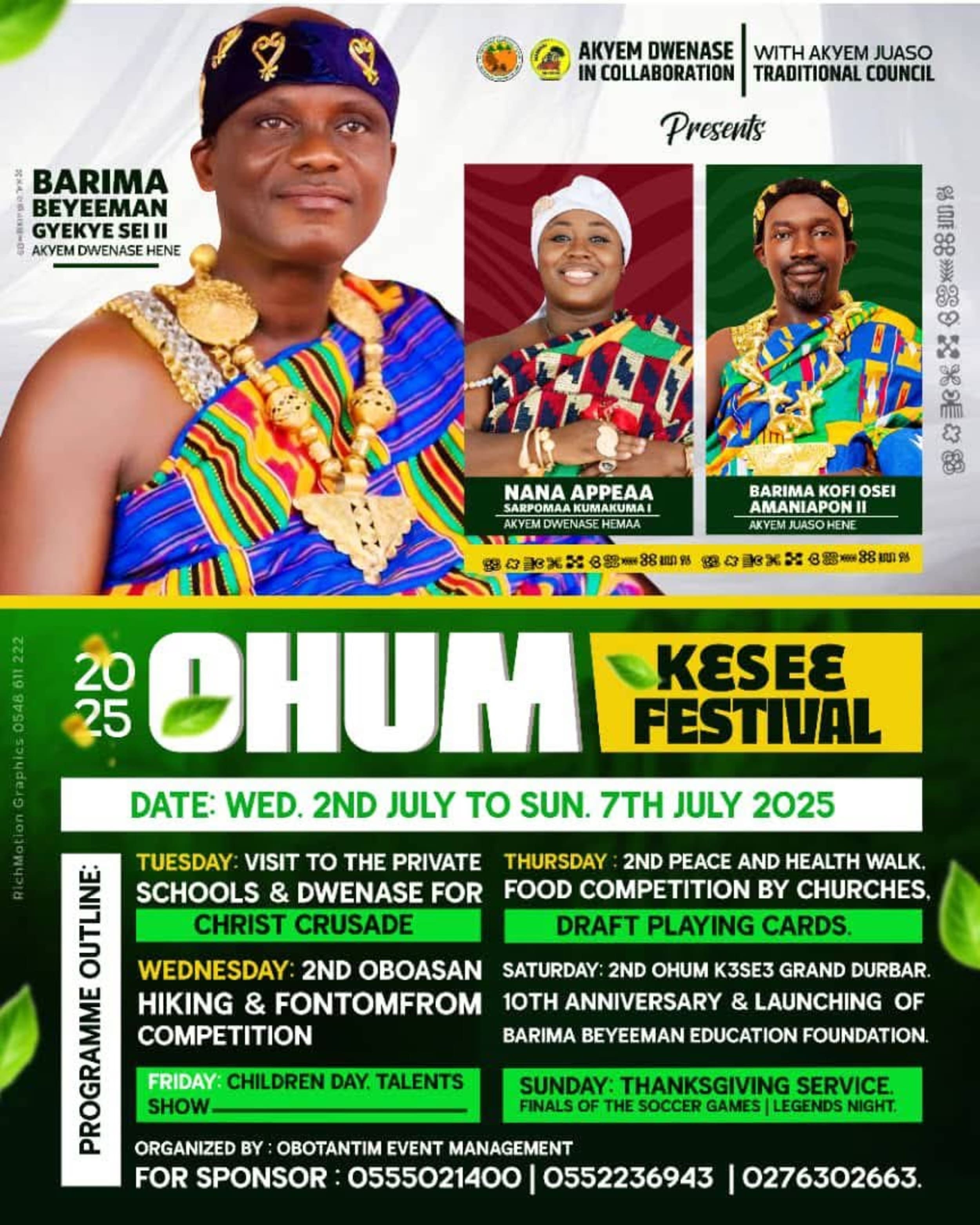 Ohum Kɛseɛ Festival 2025