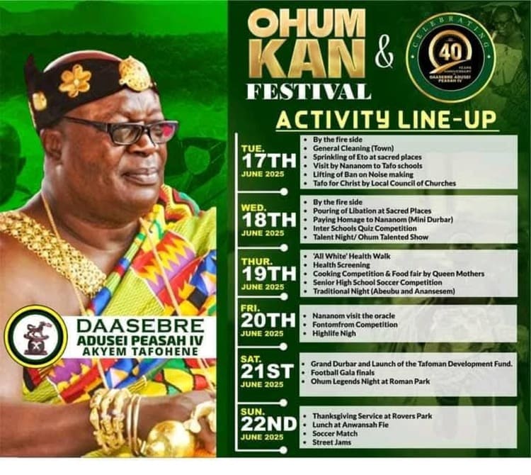 Ohumkan Festival 2025 - Celebrating 40 Years of Tradition