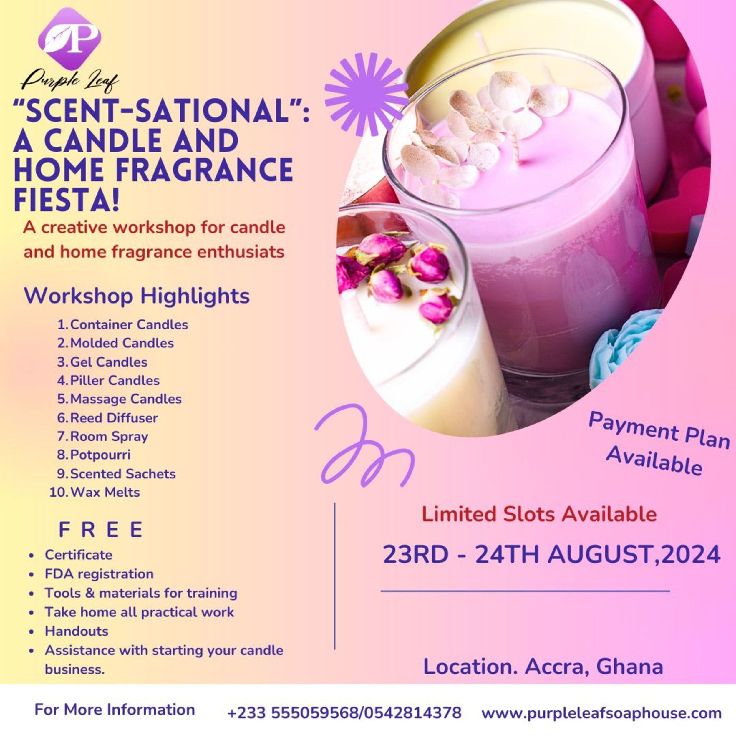 Scent-Sational - A candle and home fragrance fiesta! Scent-Sational - A candle and home fragrance fiesta!