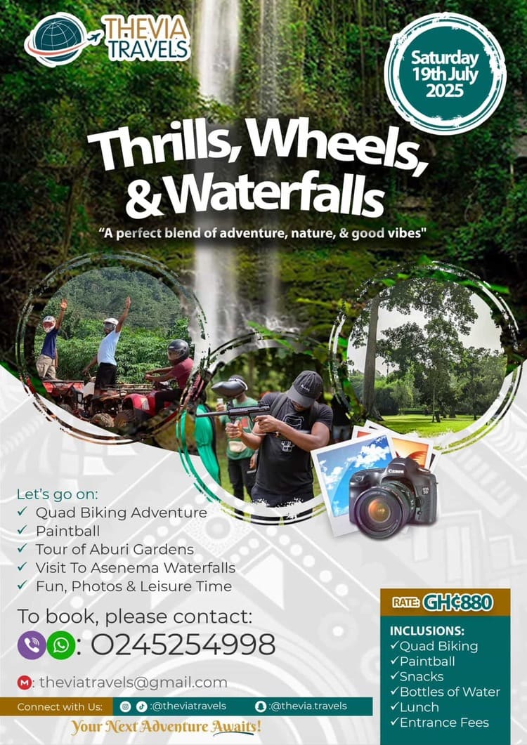Thrills, Wheels & Waterfalls