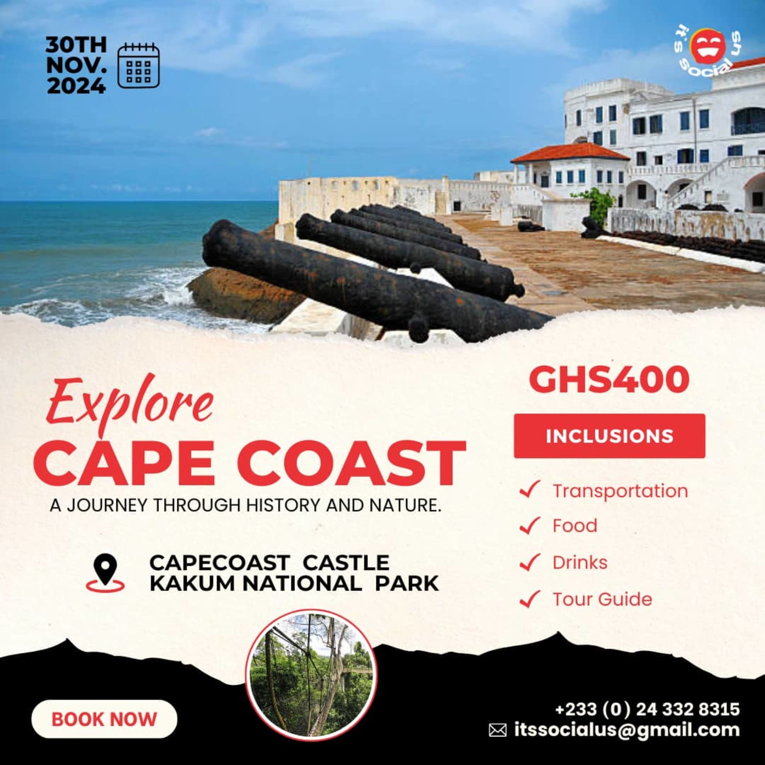 Journey into History & Nature at Cape Coast Journey into History & Nature at Cape Coast